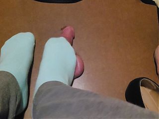 Squishing The Worm for a while in my sock feet